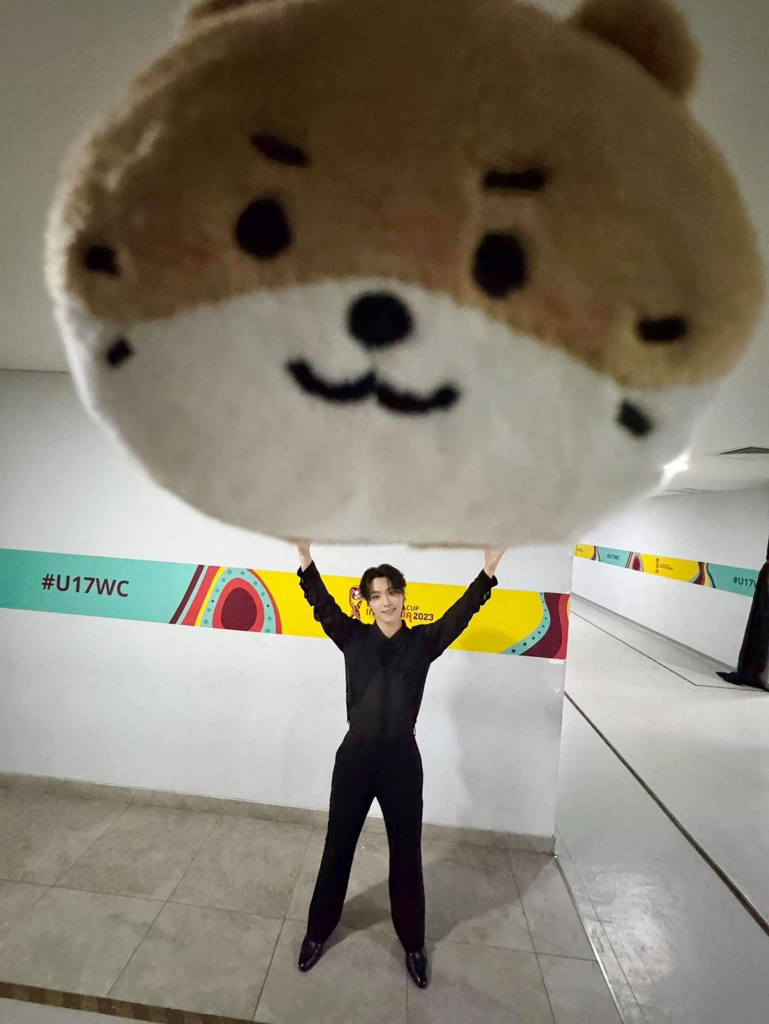 Recent activity shot of Dino (SEVENTEEN)