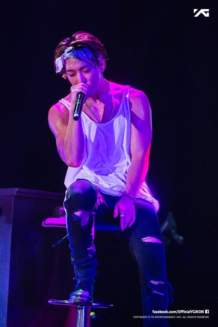 Recent activity shot of BOBBY (iKON)