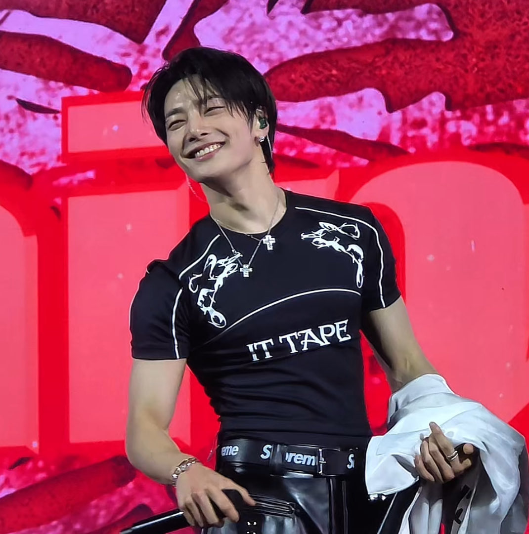 A moment captured by I.N (Stray Kids)'s fan