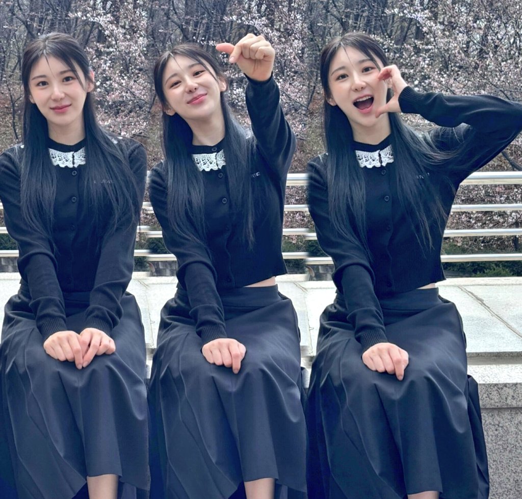 Behind-the-scenes cut of Lee Chaeyeon