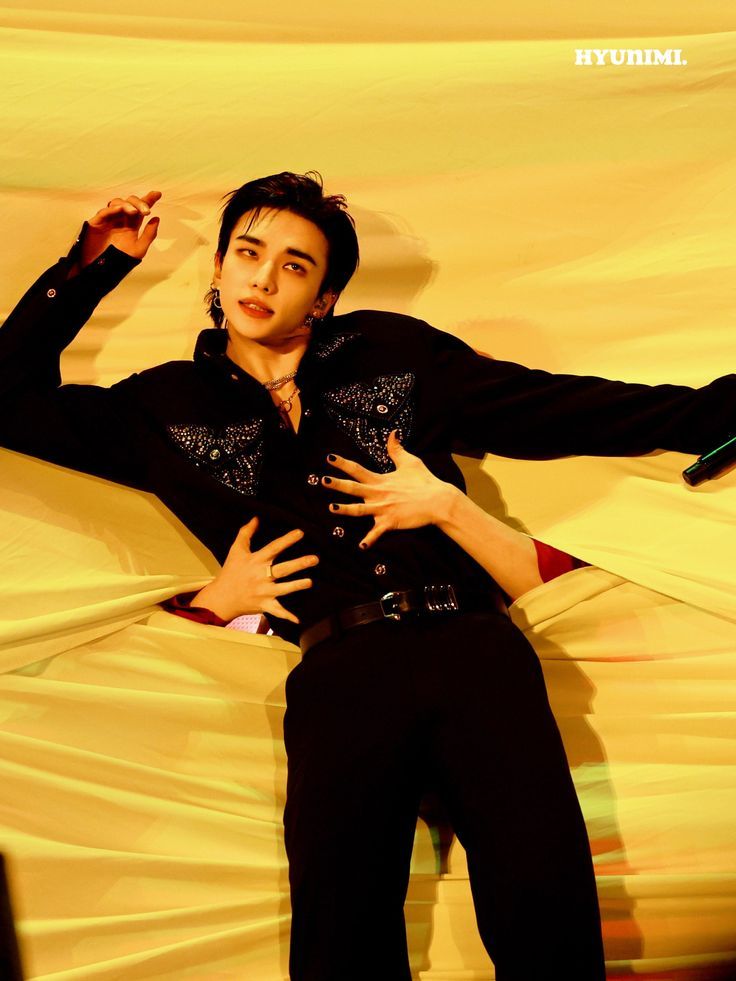 Recent activity shot of Hyunjin (Stray Kids)