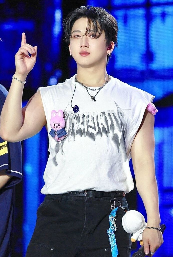 A moment captured by Changbin (Stray Kids)'s fan