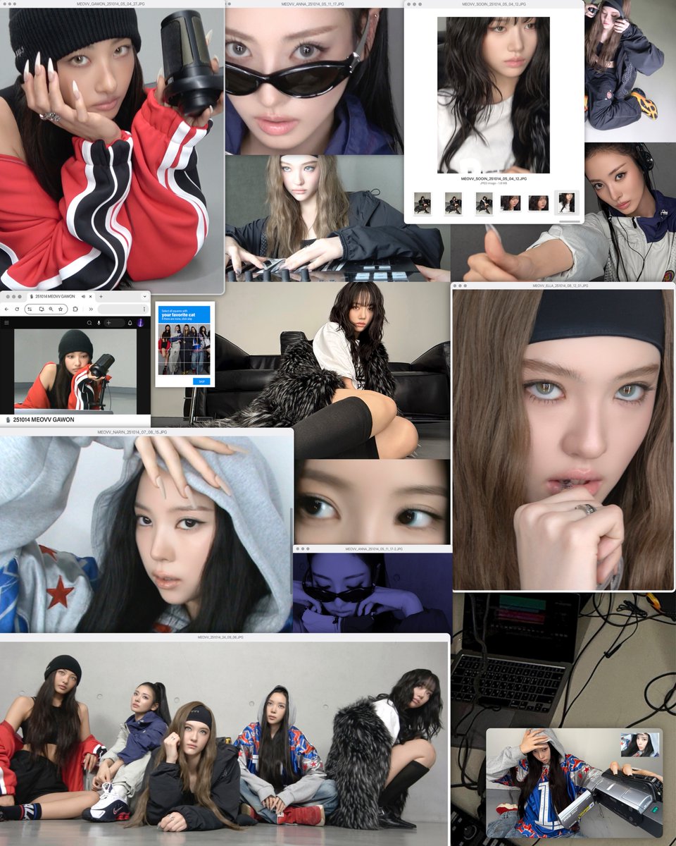 Behind-the-scenes cut of MEOVV