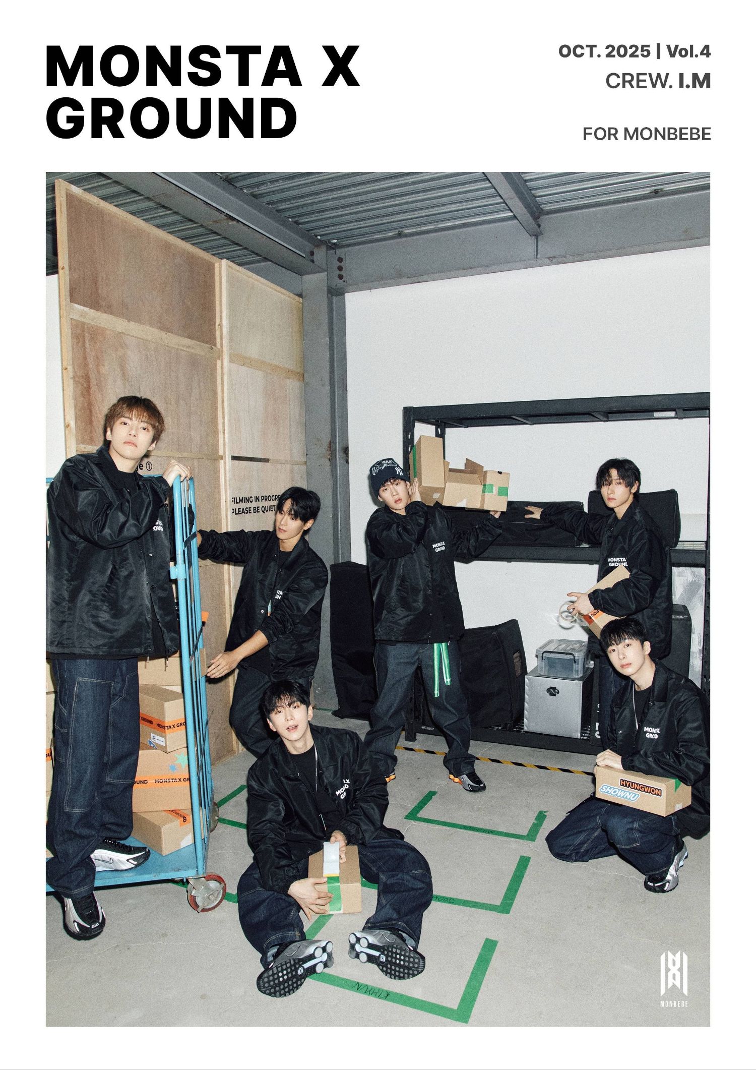 Recent activity shot of MONSTA X