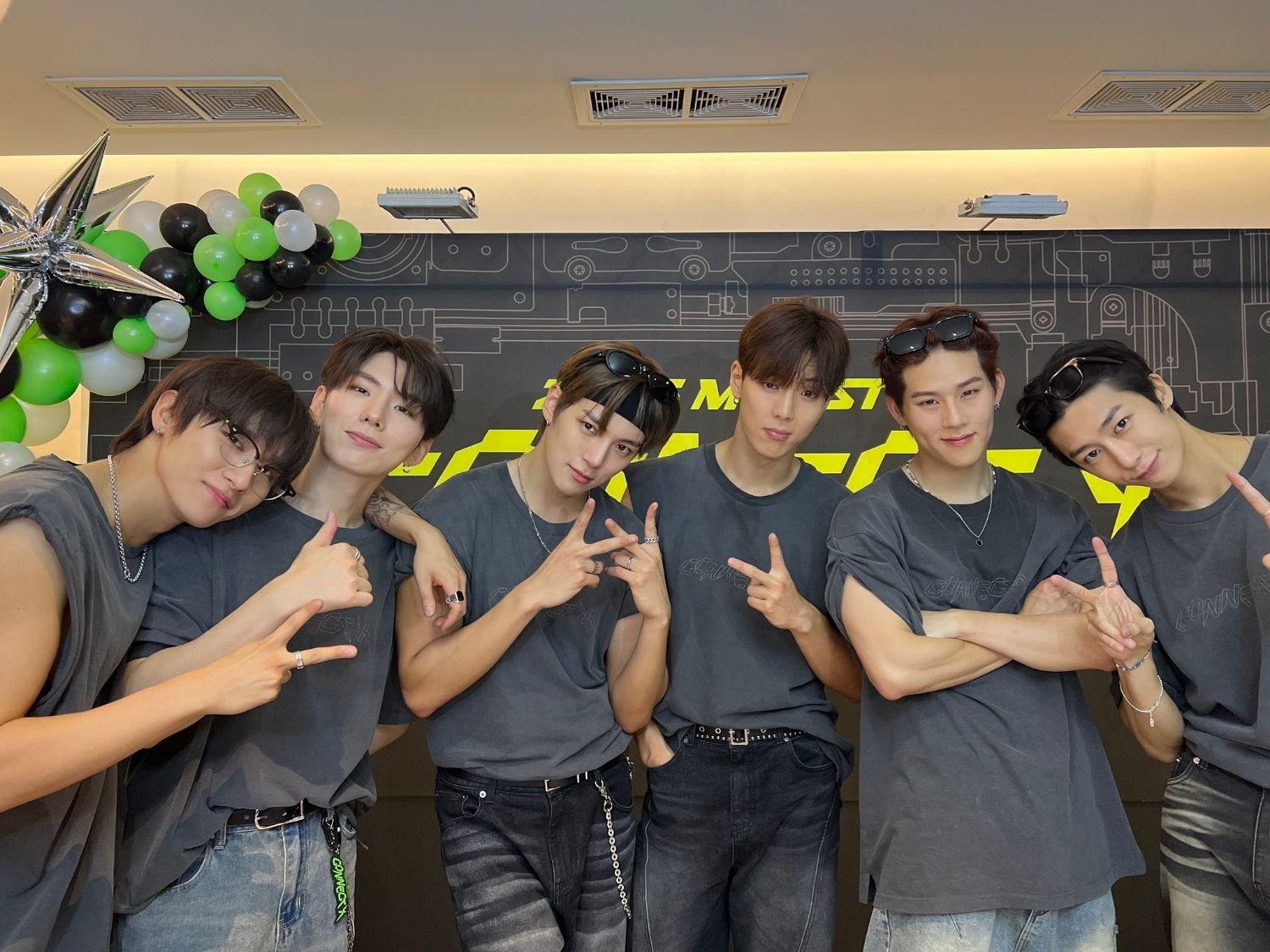 Recent activity shot of MONSTA X