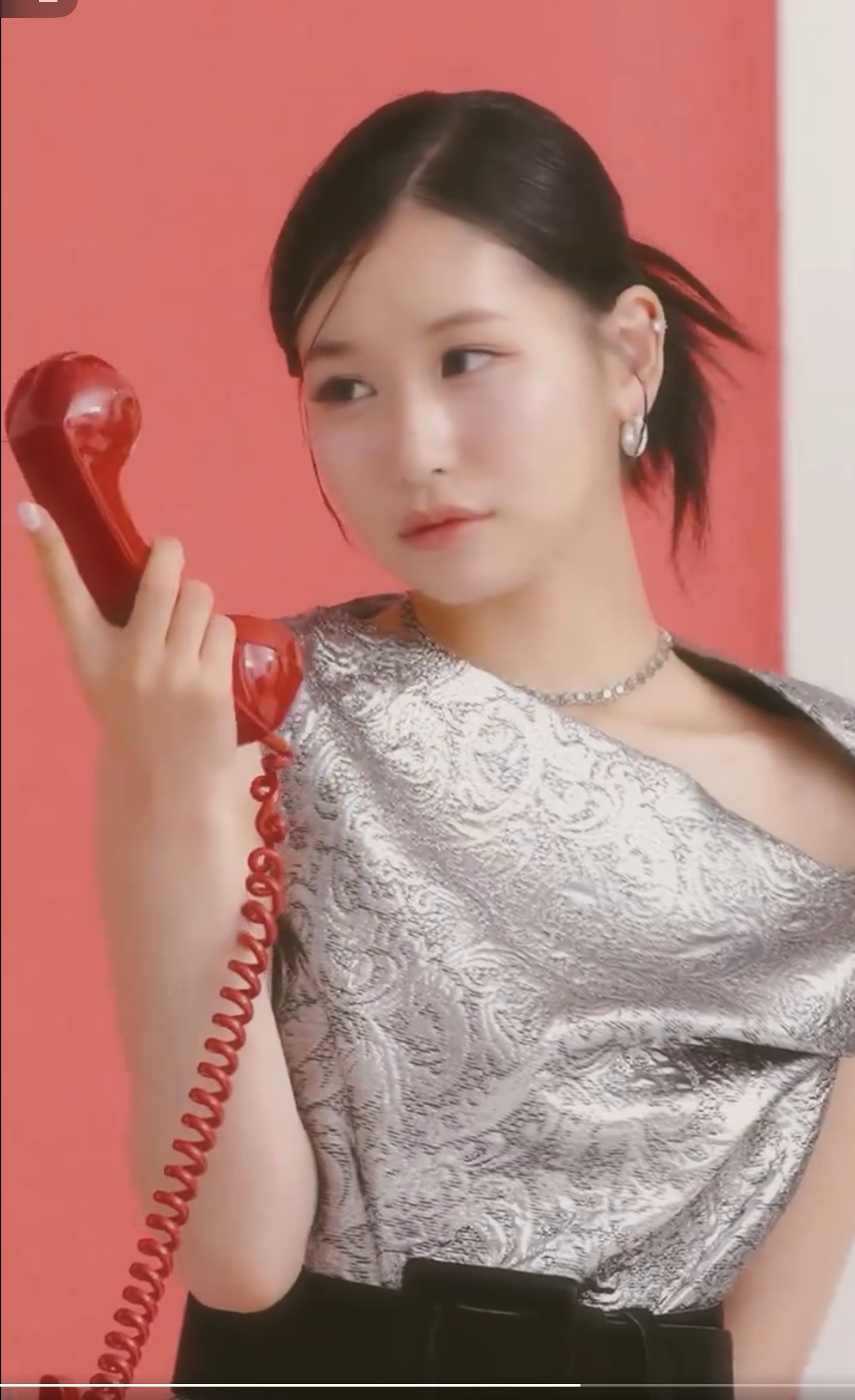 Recent activity shot of Kasahara Momona (ME:I)