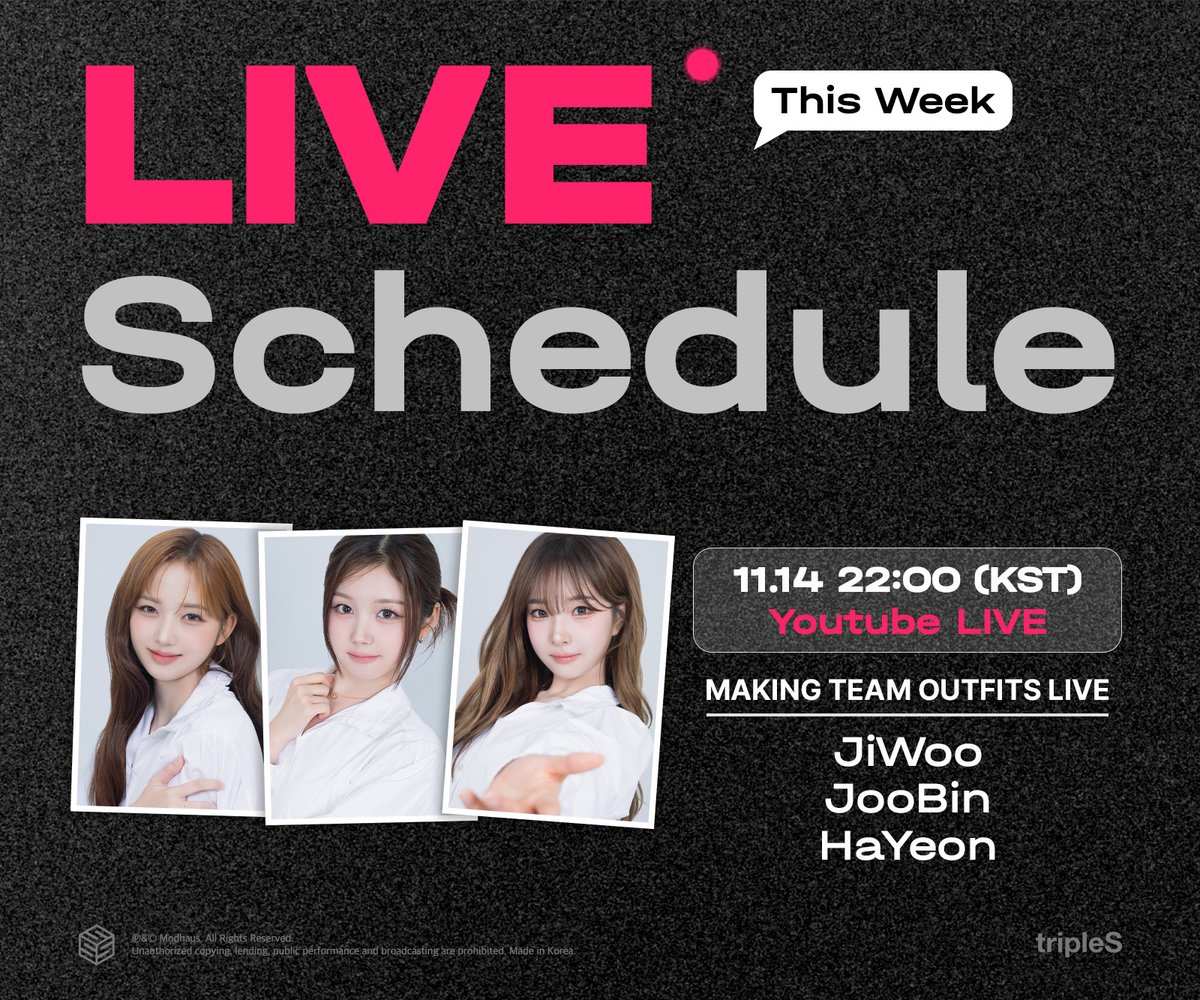 Behind-the-scenes cut of tripleS