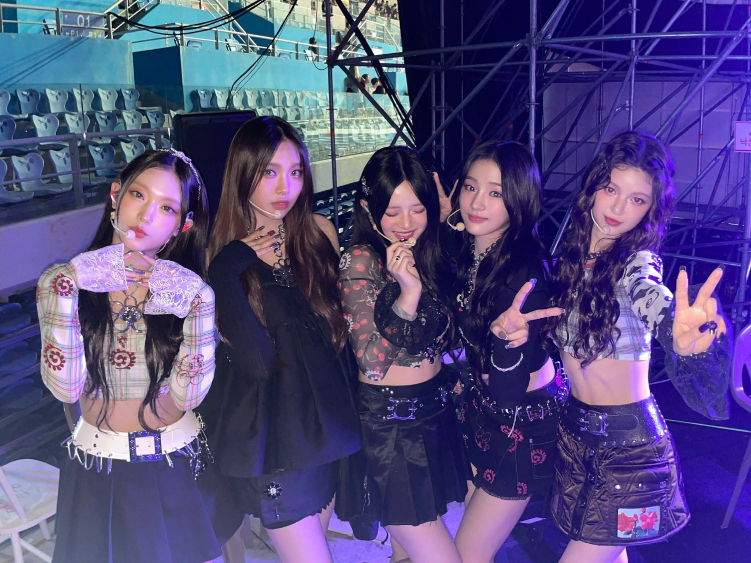 A moment captured by NewJeans's fan