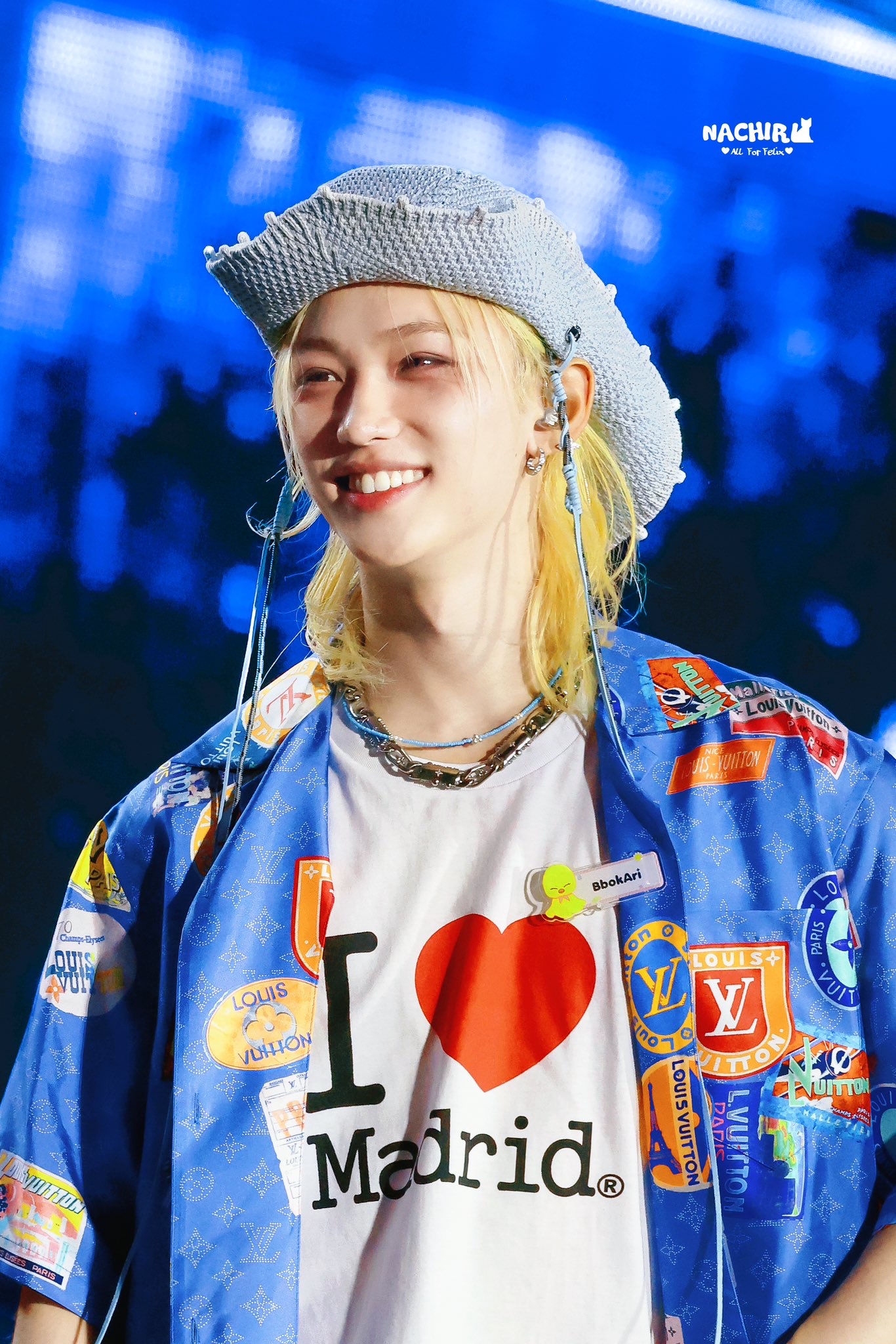 Recent activity shot of Felix (Stray Kids)