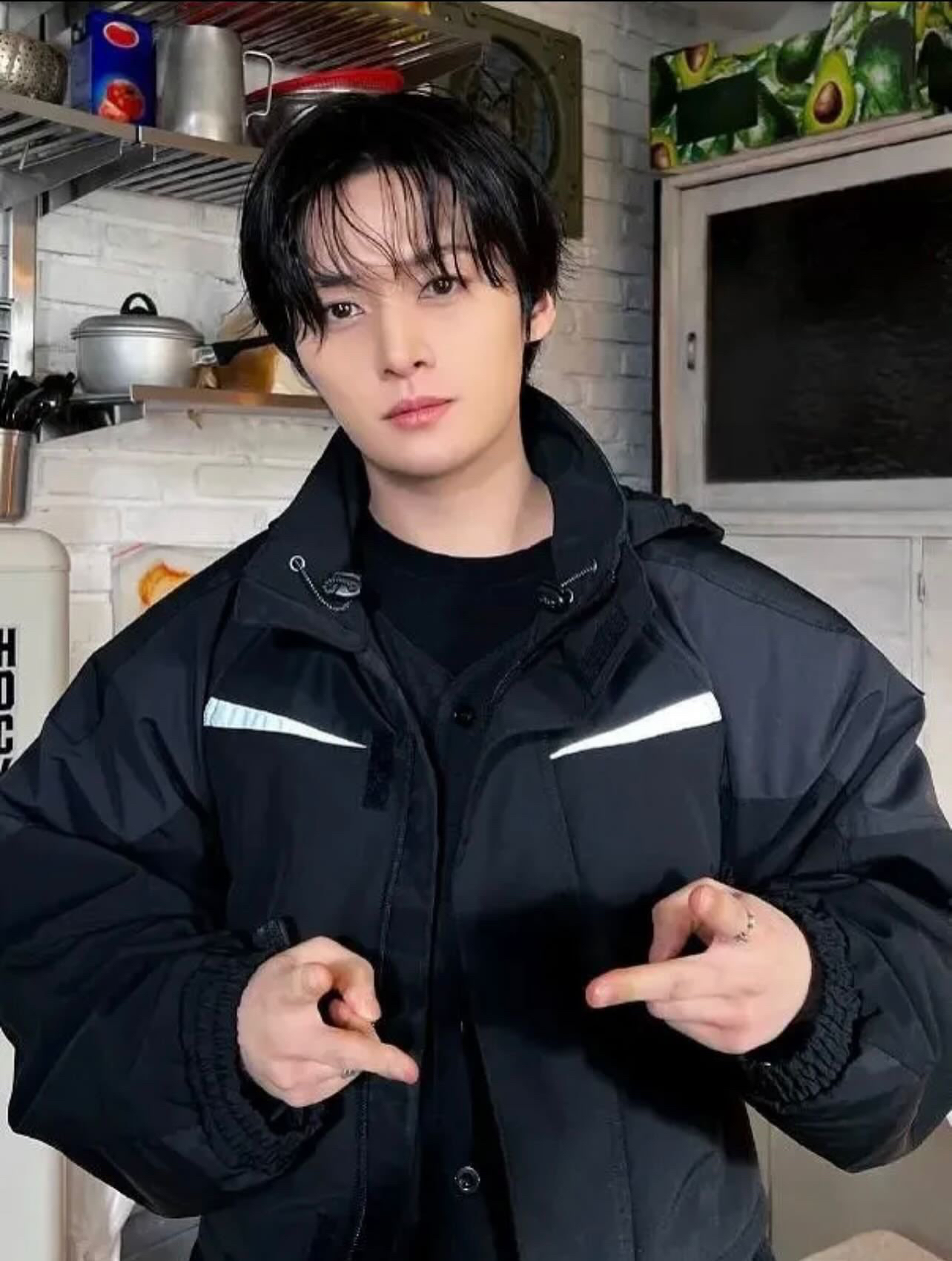 Recent activity shot of Lee Know (Stray Kids)