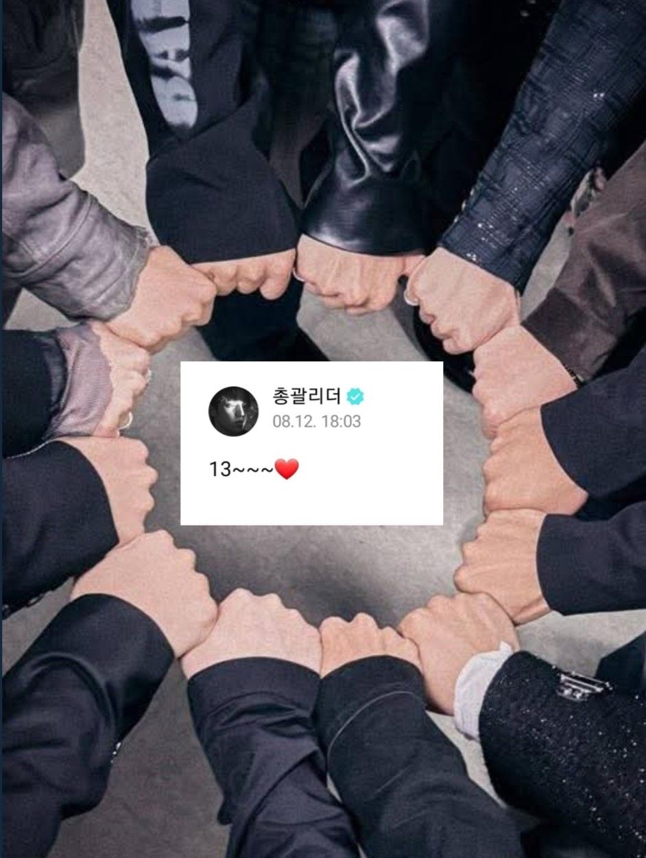 A moment captured by SEVENTEEN's fan
