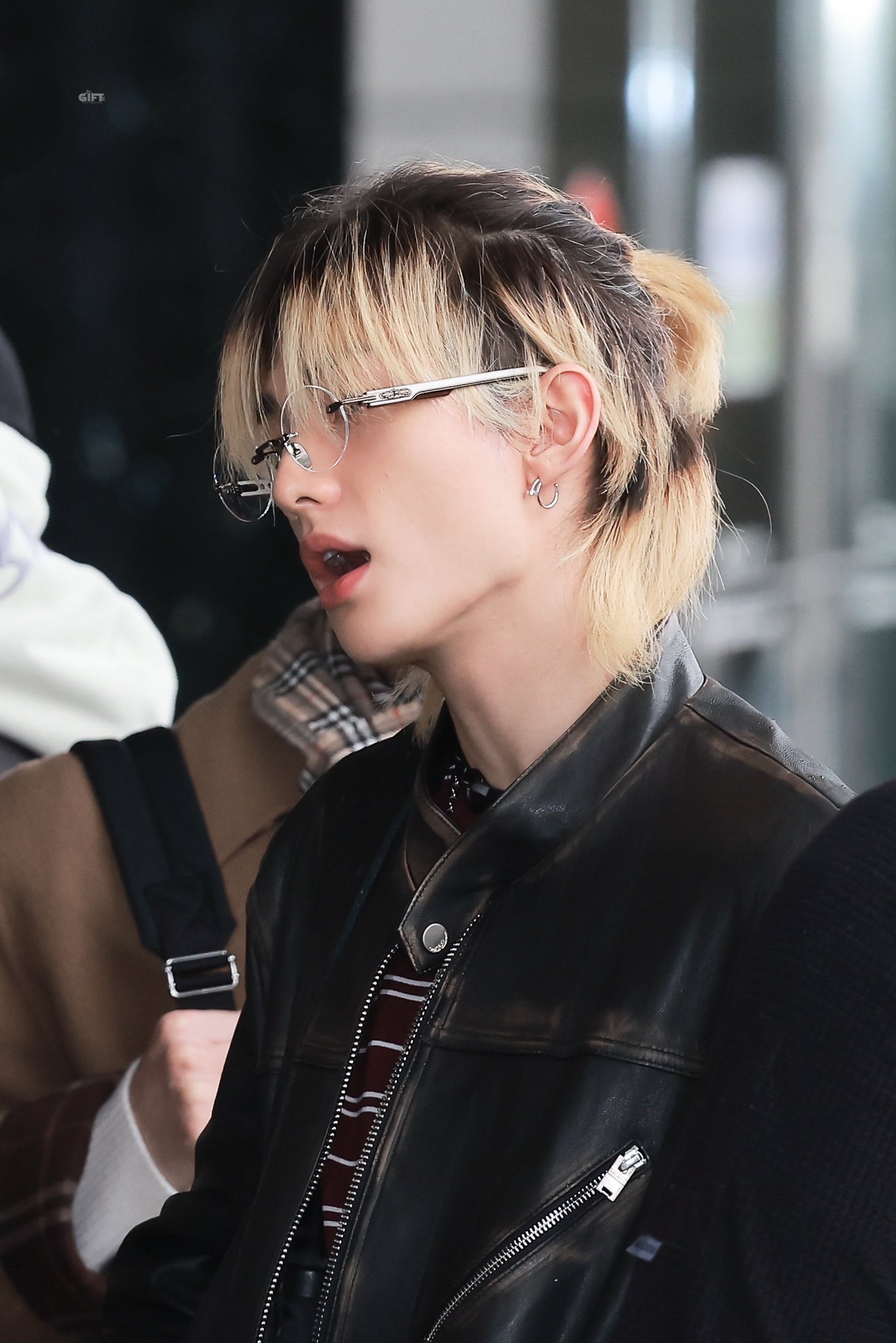 A moment captured by Hyunjin (Stray Kids)'s fan