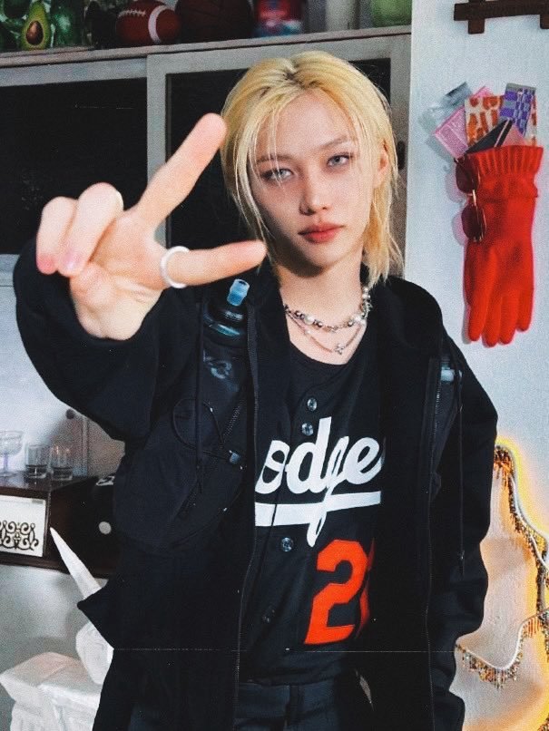 Recent activity shot of Felix (Stray Kids)
