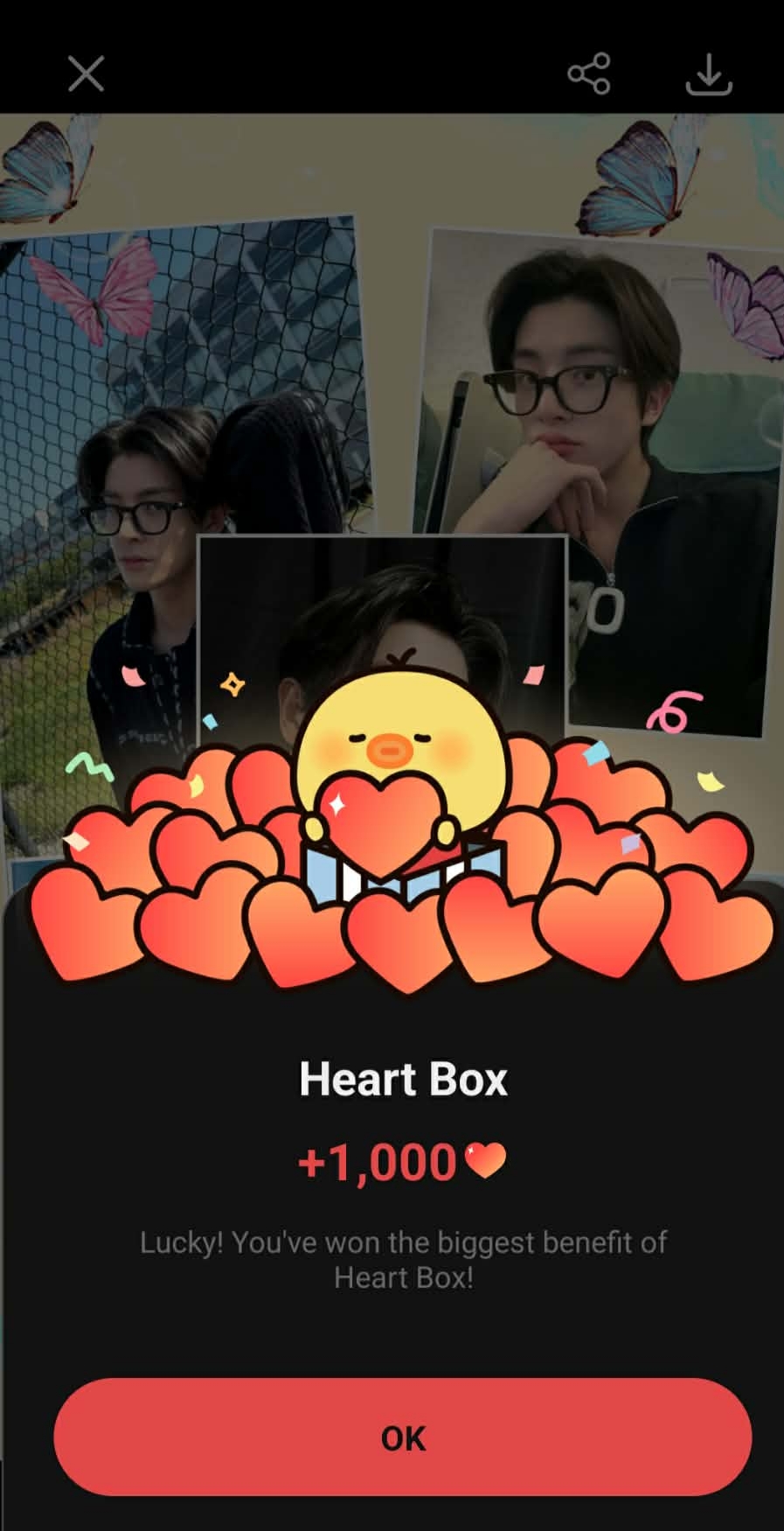 A heartfelt wallpaper shared by Jake (ENHYPEN)'s fans