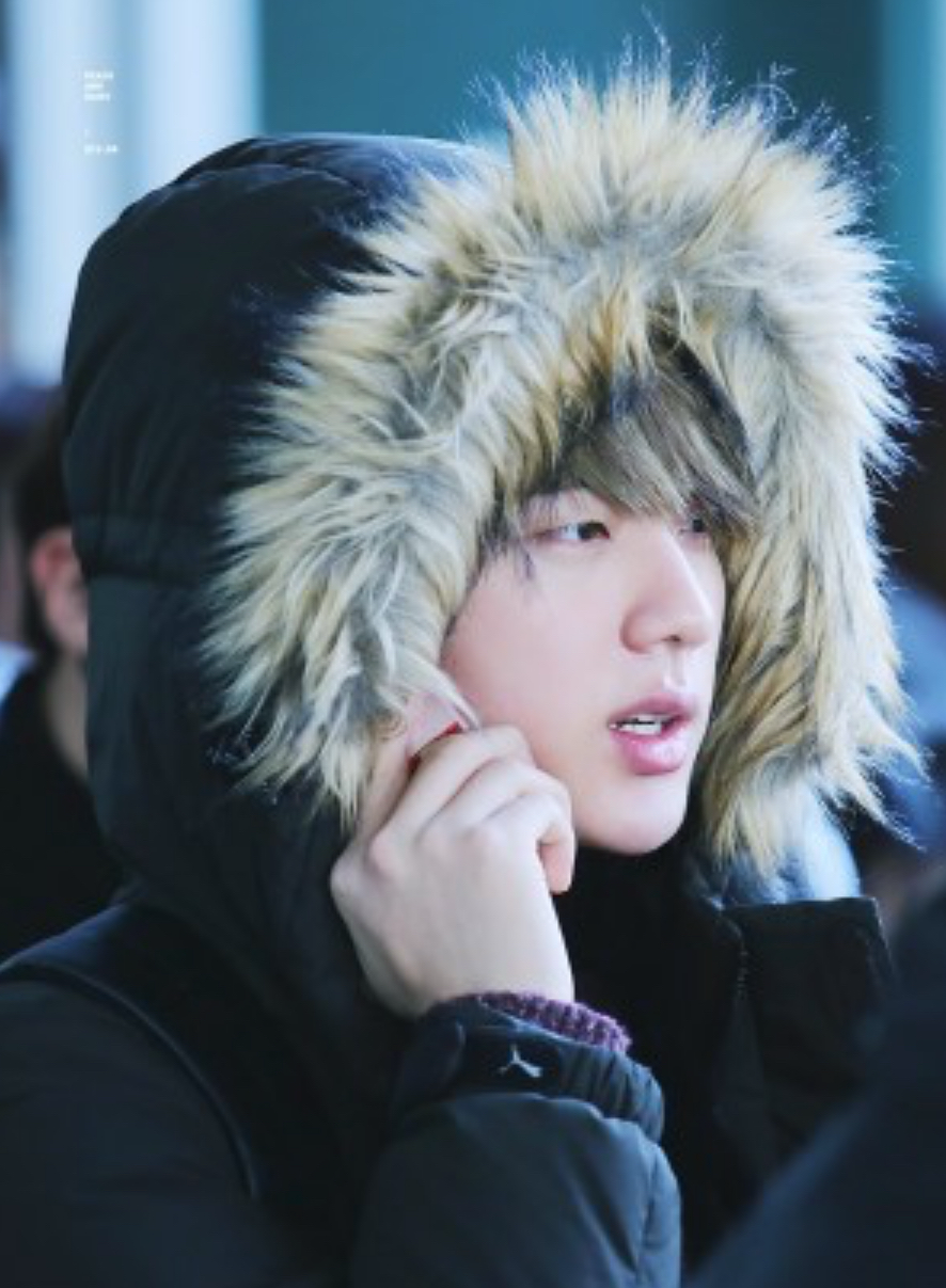 Recent activity shot of Jin (BTS)