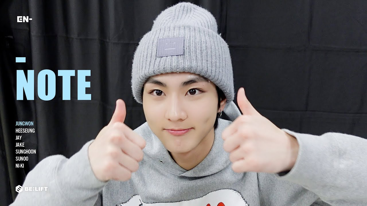 Behind-the-scenes cut of Jungwon (ENHYPEN)