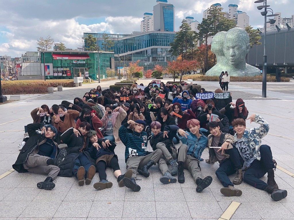 Recent activity shot of ATEEZ