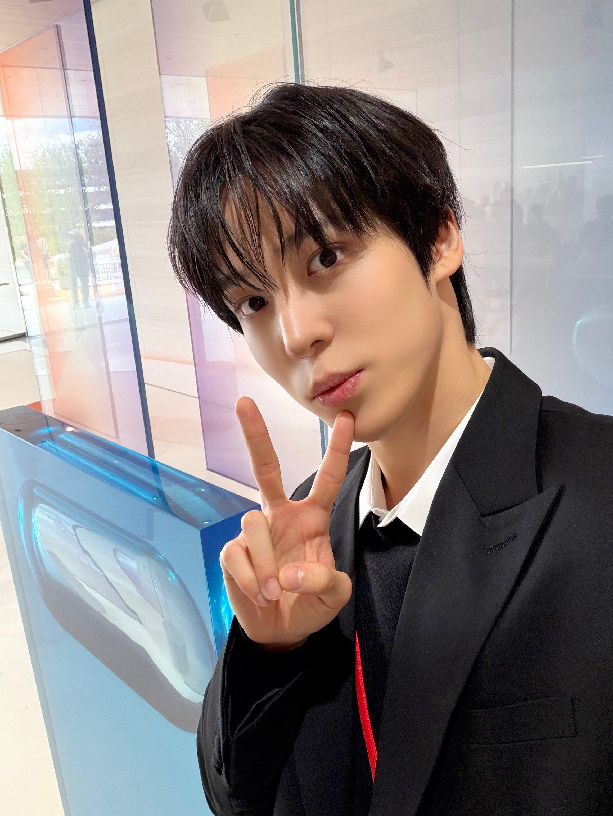 A moment captured by Yunho (ATEEZ)'s fan