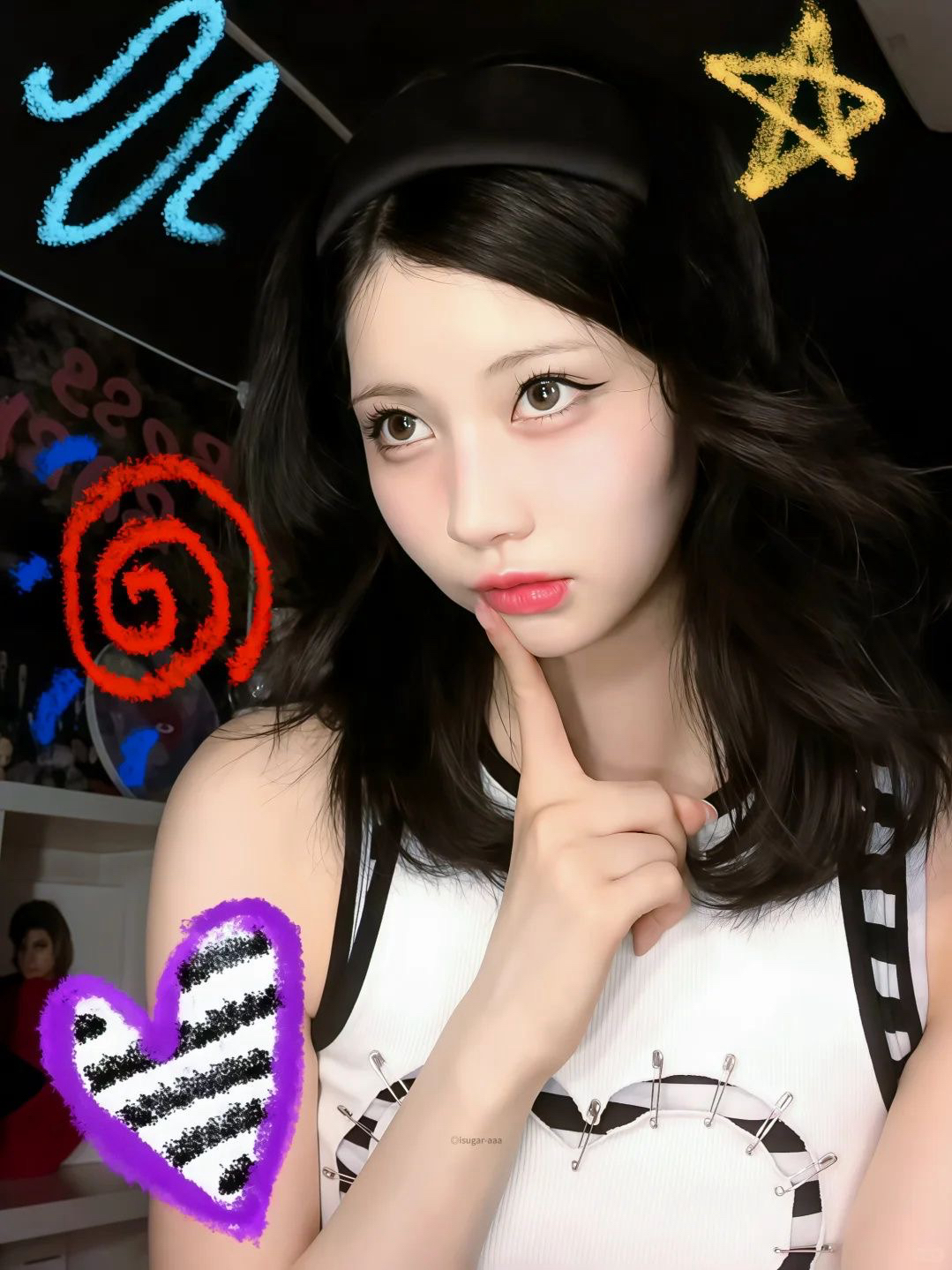 A moment captured by Asa (BABYMONSTER)'s fan