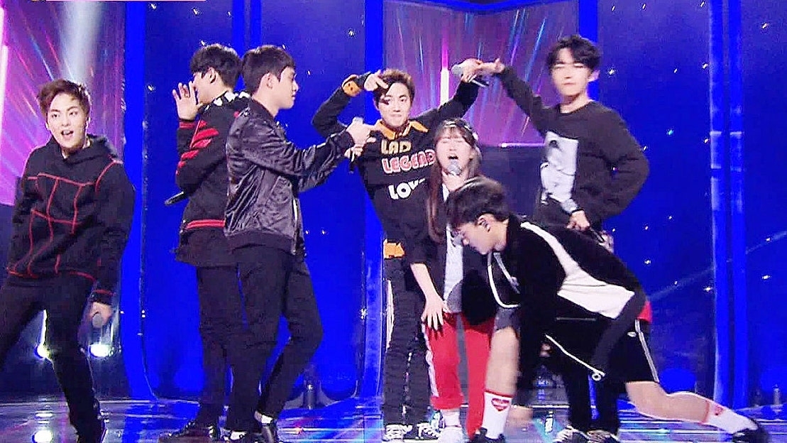 Recent activity shot of EXO