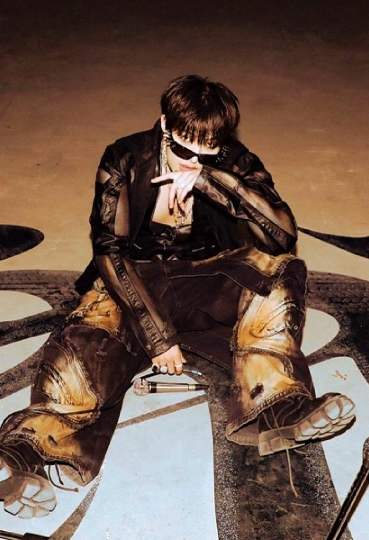 A moment captured by Mingi (ATEEZ)'s fan