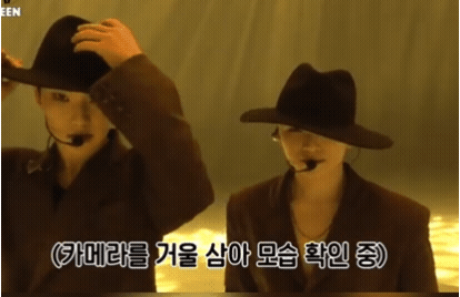 A moment captured by Woozi (SEVENTEEN)'s fan