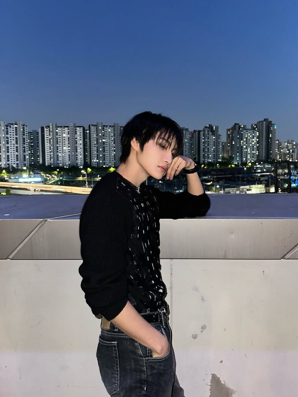 Recent activity shot of Seonghwa (ATEEZ)