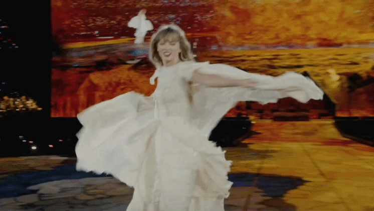 泰勒·斯威夫特粉絲拍下的瞬間