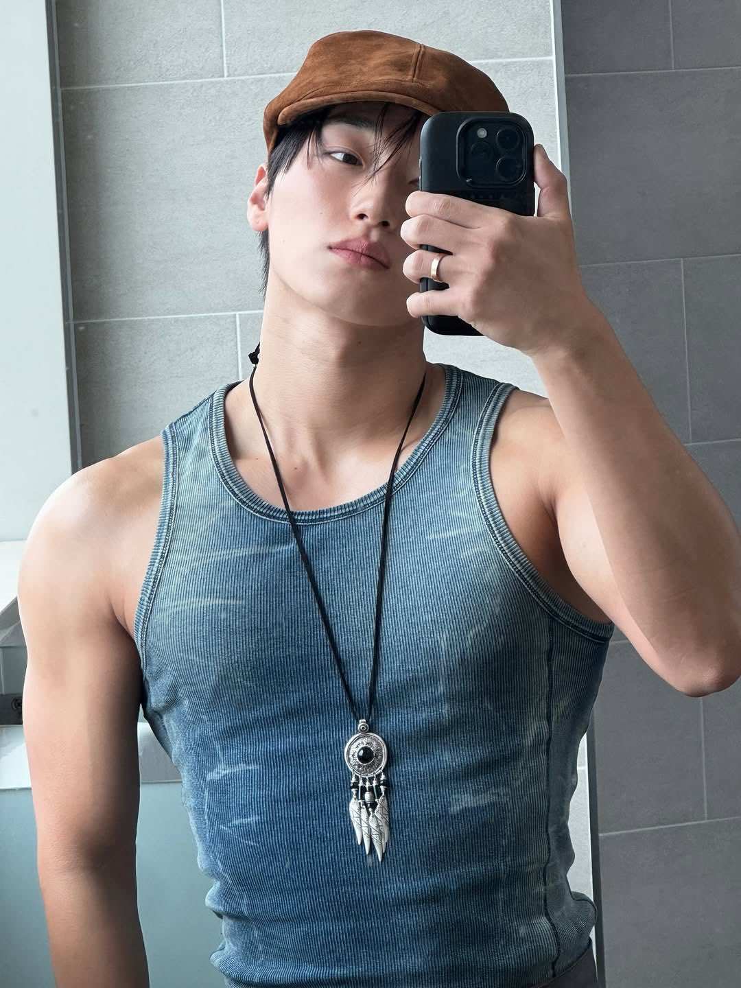 A moment captured by San (ATEEZ)'s fan