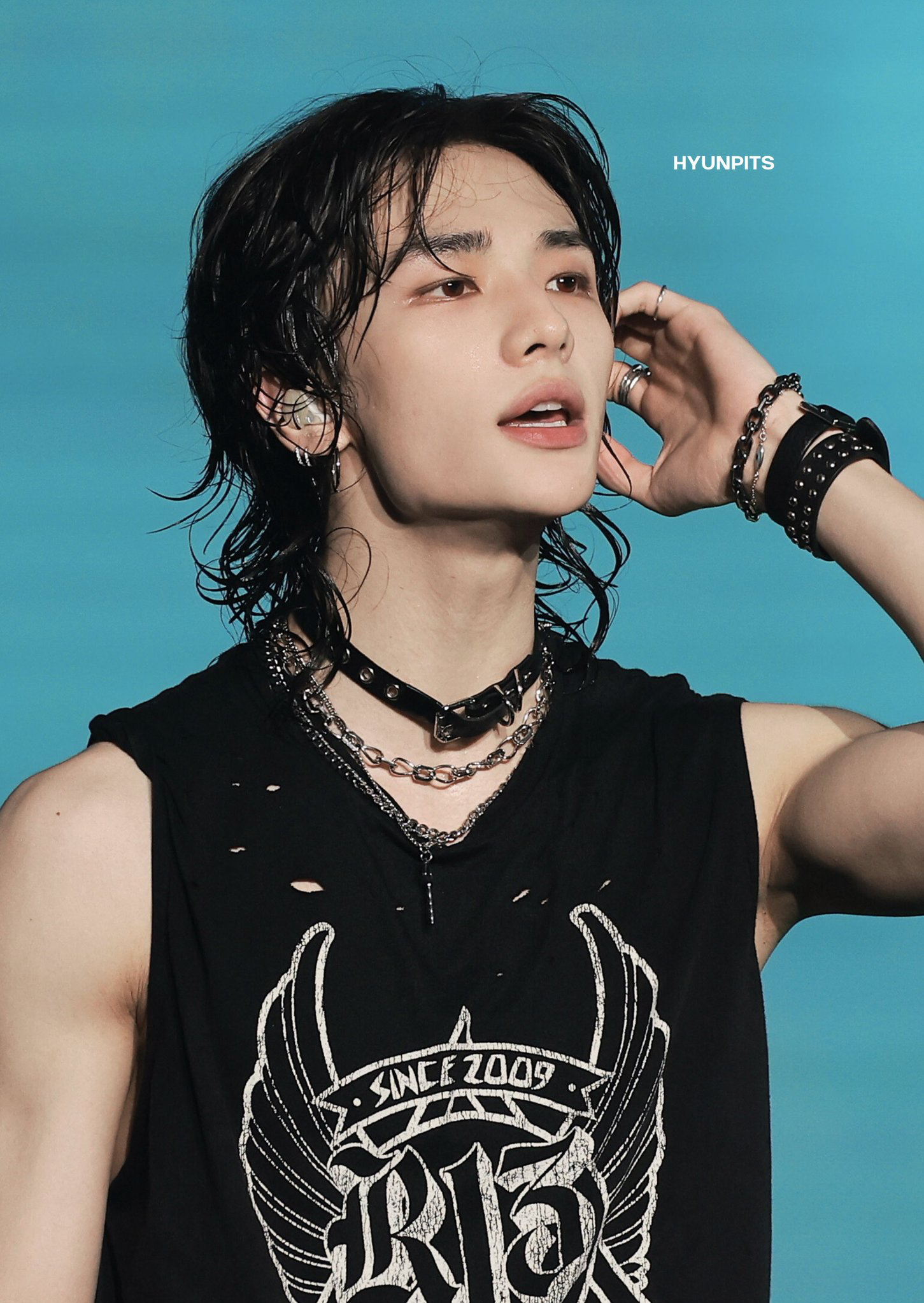 Behind-the-scenes cut of Hyunjin (Stray Kids)