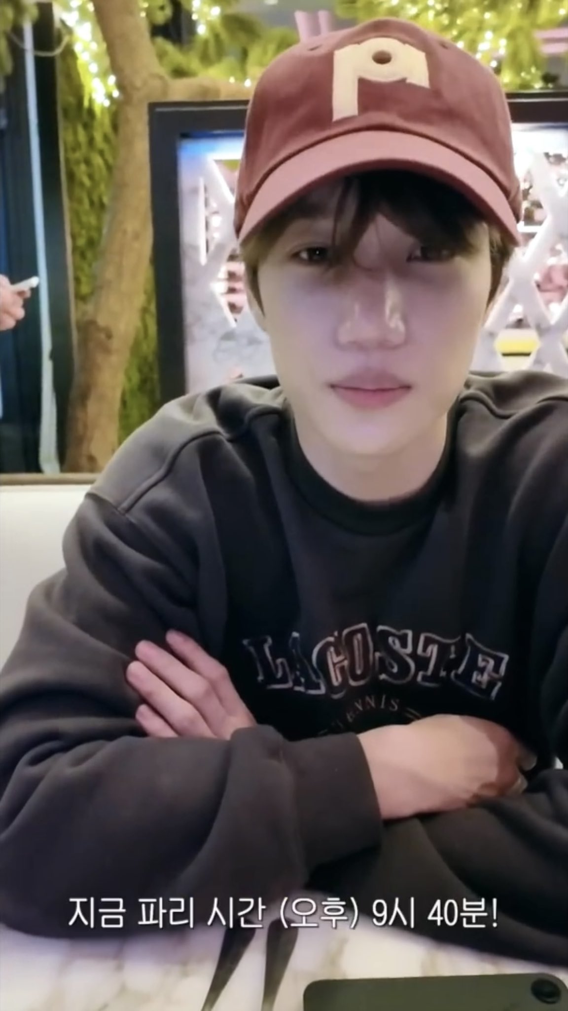 Behind-the-scenes cut of Kai (EXO)