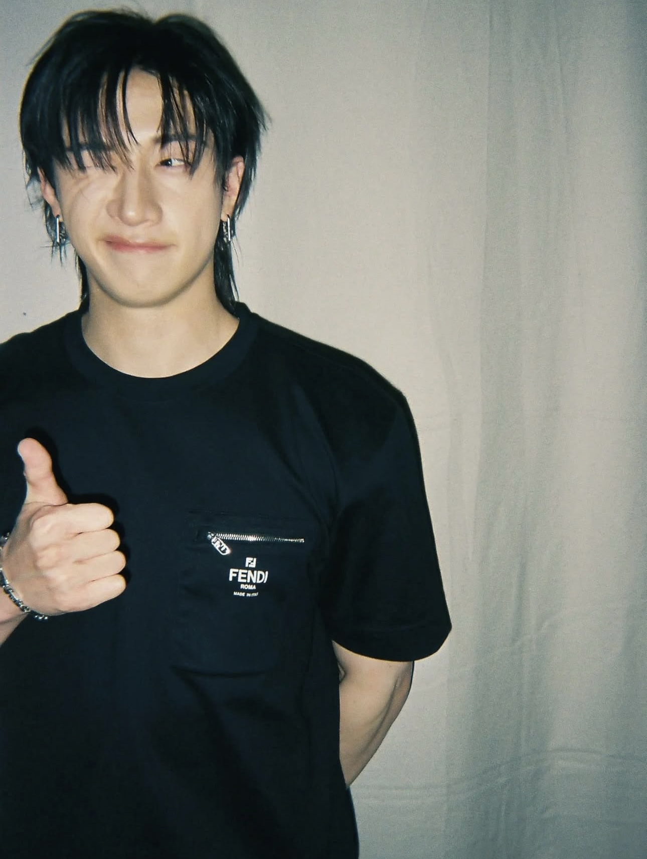 Recent activity shot of Bang Chan (Stray Kids)