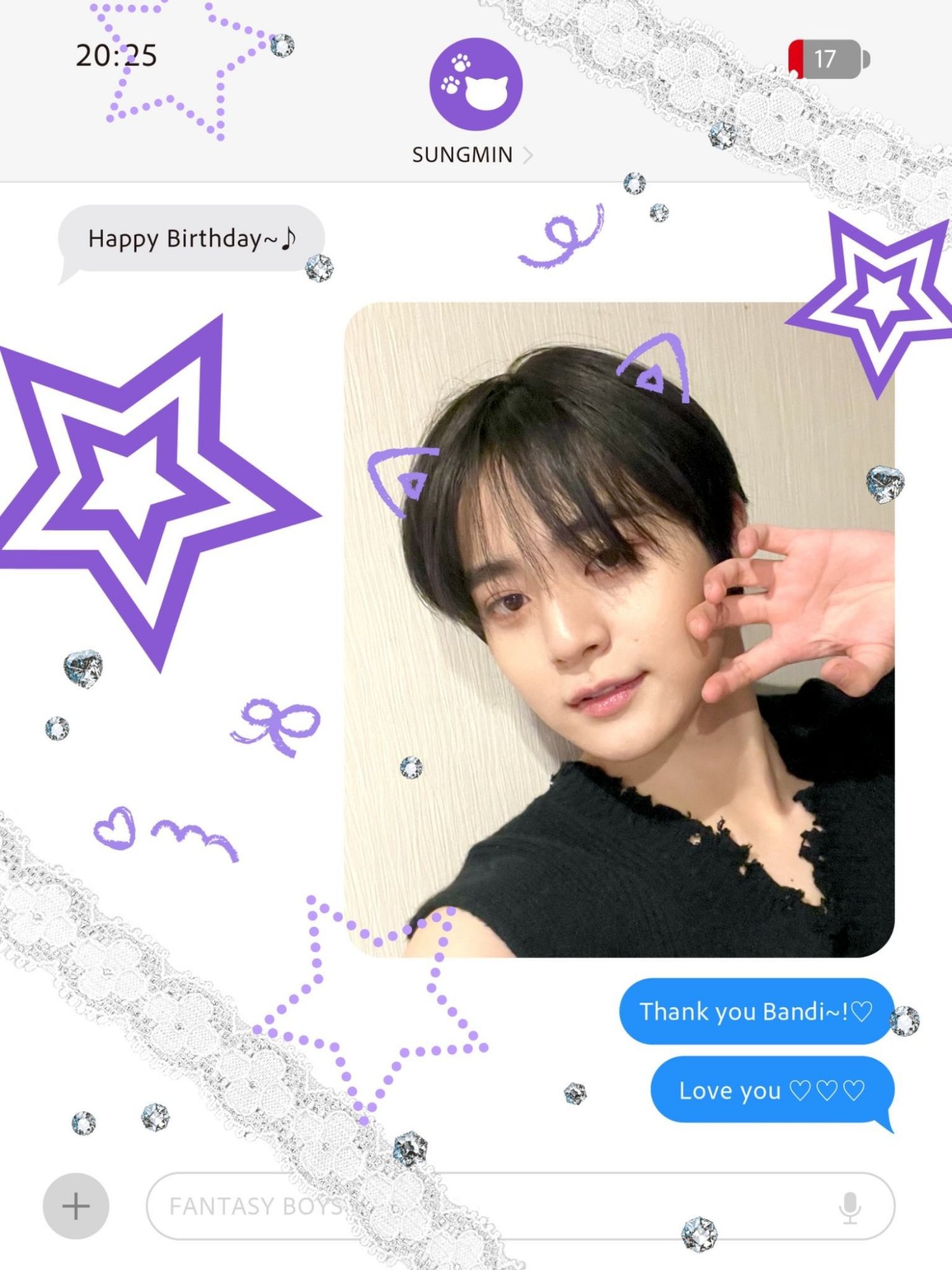 Hong Sungmin (FANTASY BOYS)的最新照片