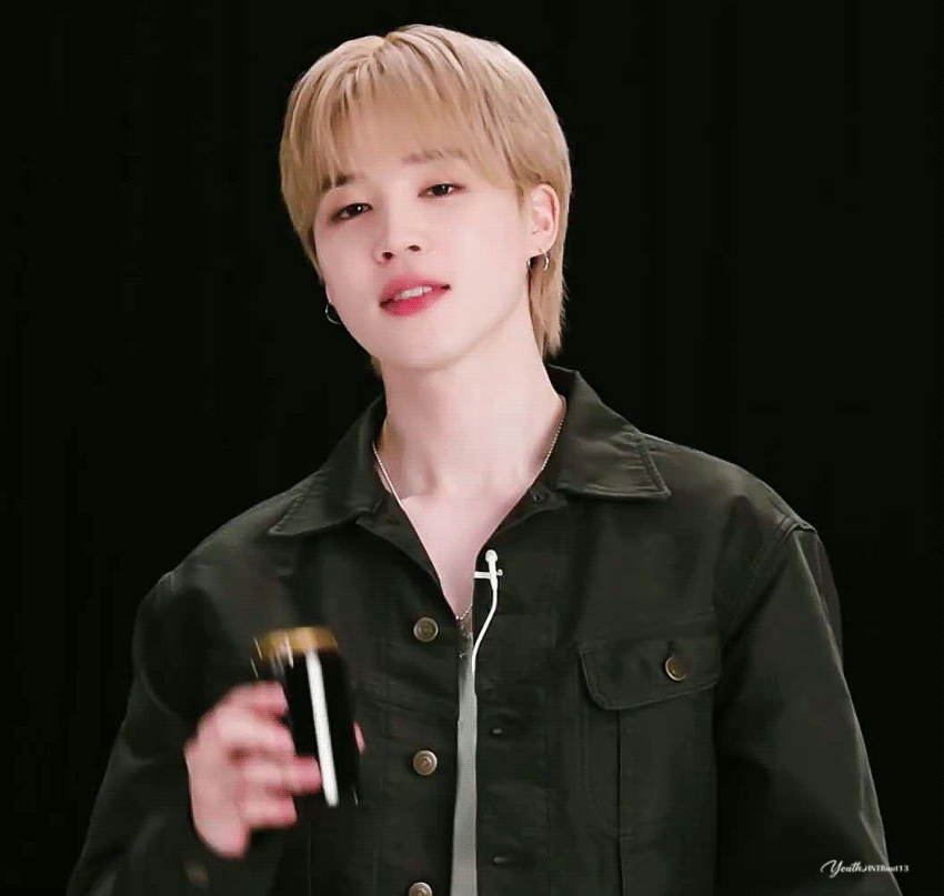 Recent activity shot of Jimin (BTS)