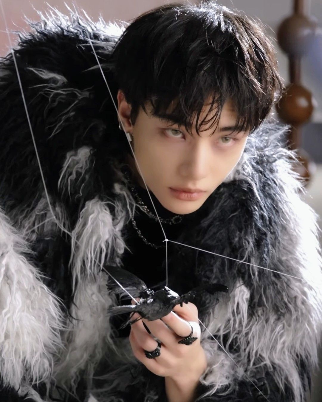 A moment captured by Hyunjin (Stray Kids)'s fan