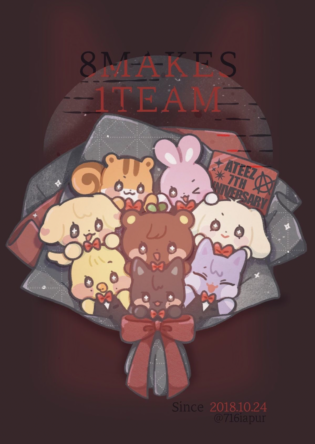 에이티즈의 비하인드 컷