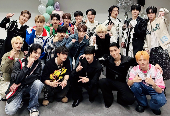 A moment captured by Xikers's fan