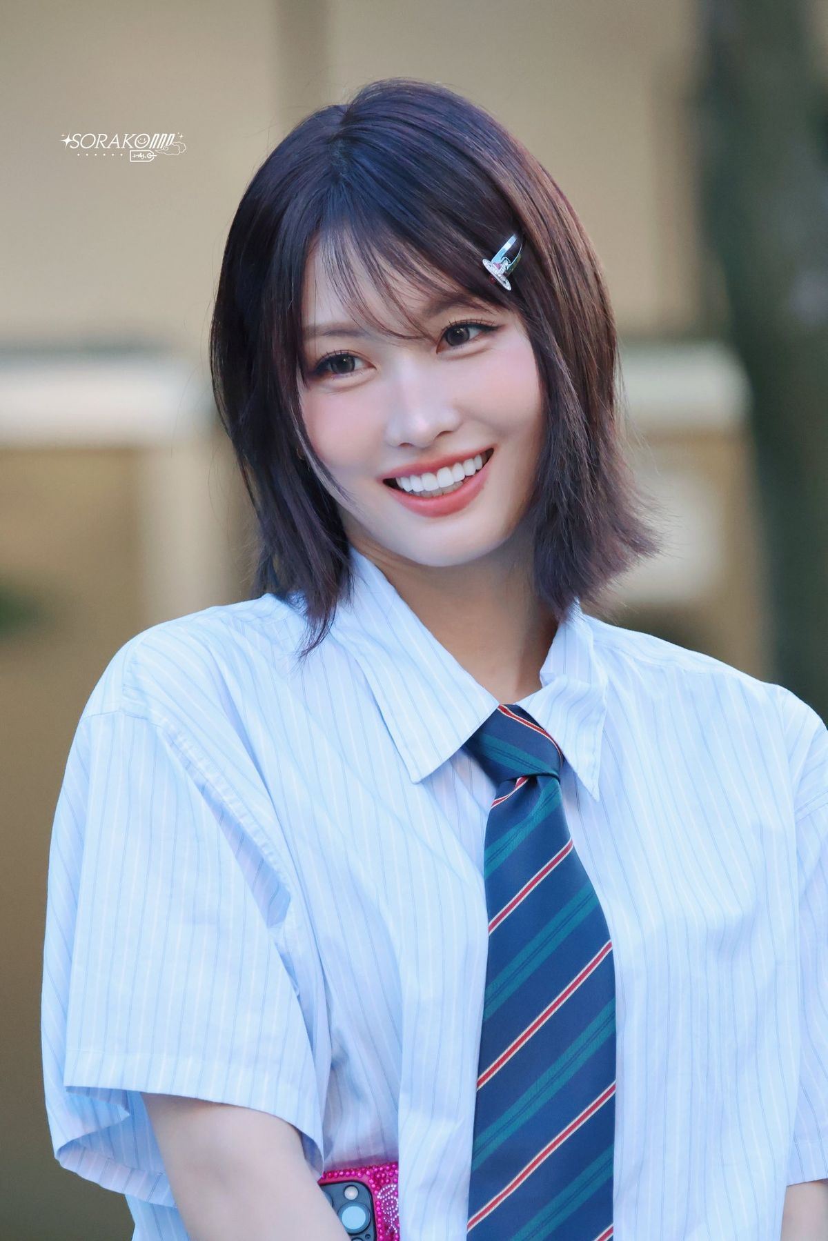 A moment captured by Momo (TWICE)'s fan