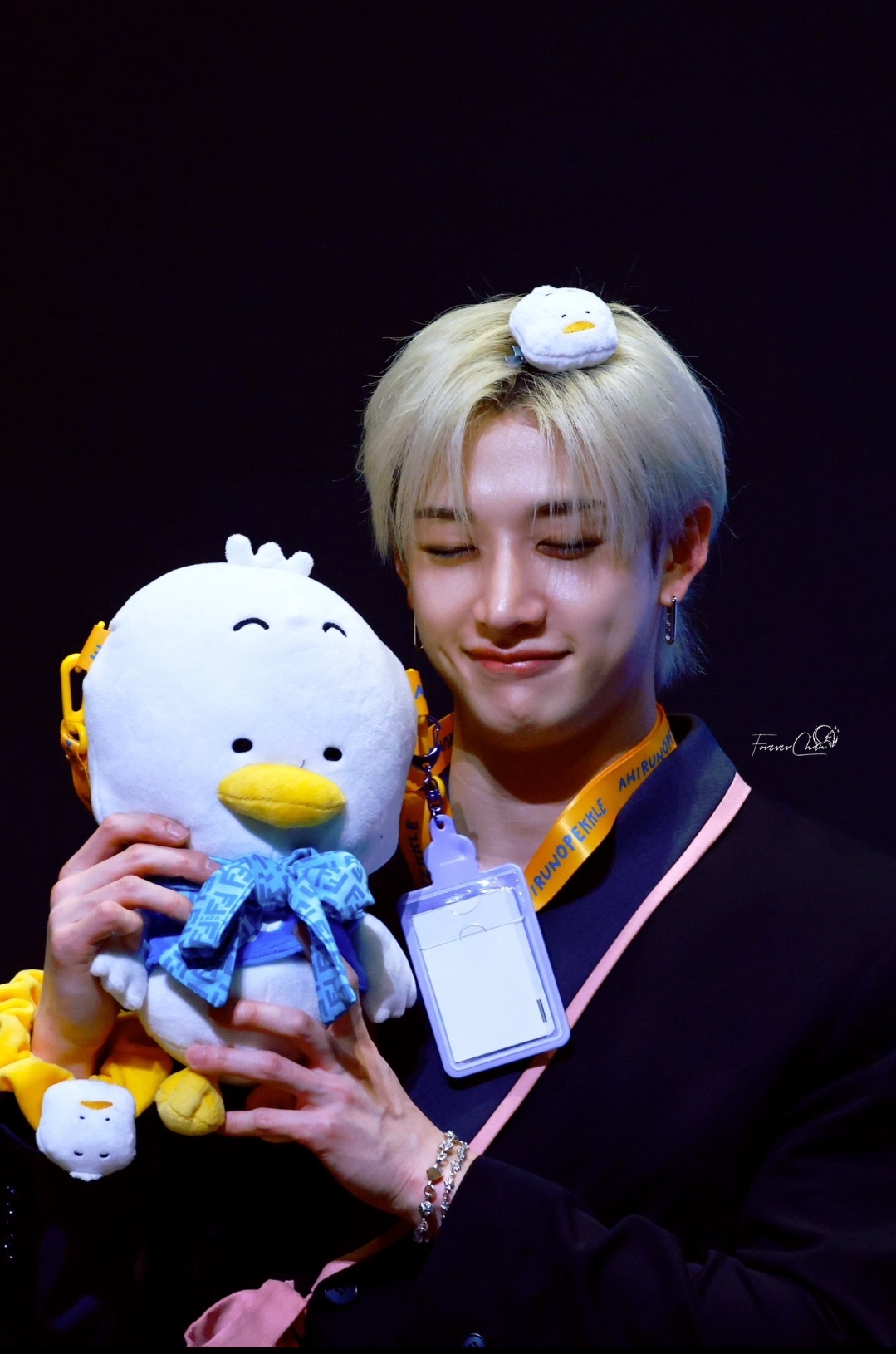 A moment captured by Bang Chan (Stray Kids)'s fan