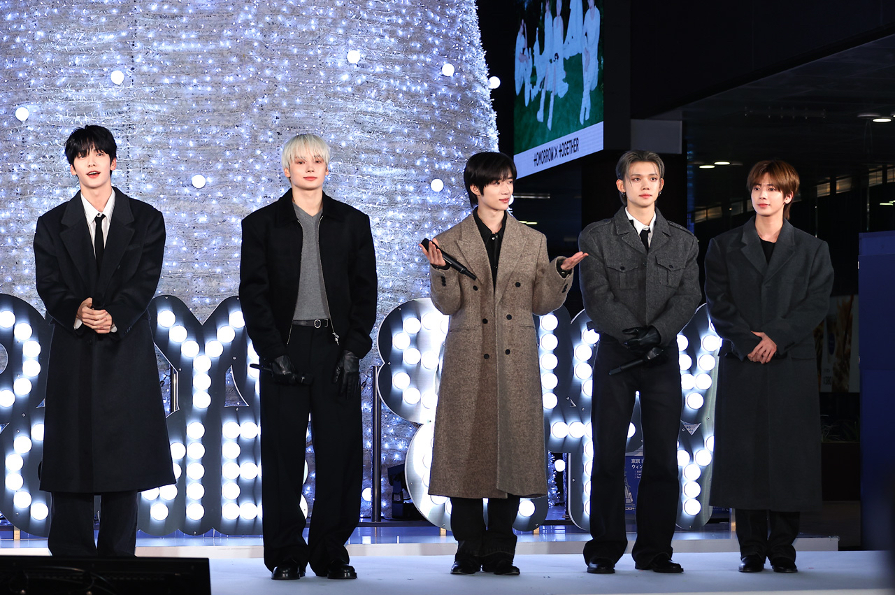 A moment captured by TOMORROW X TOGETHER's fan