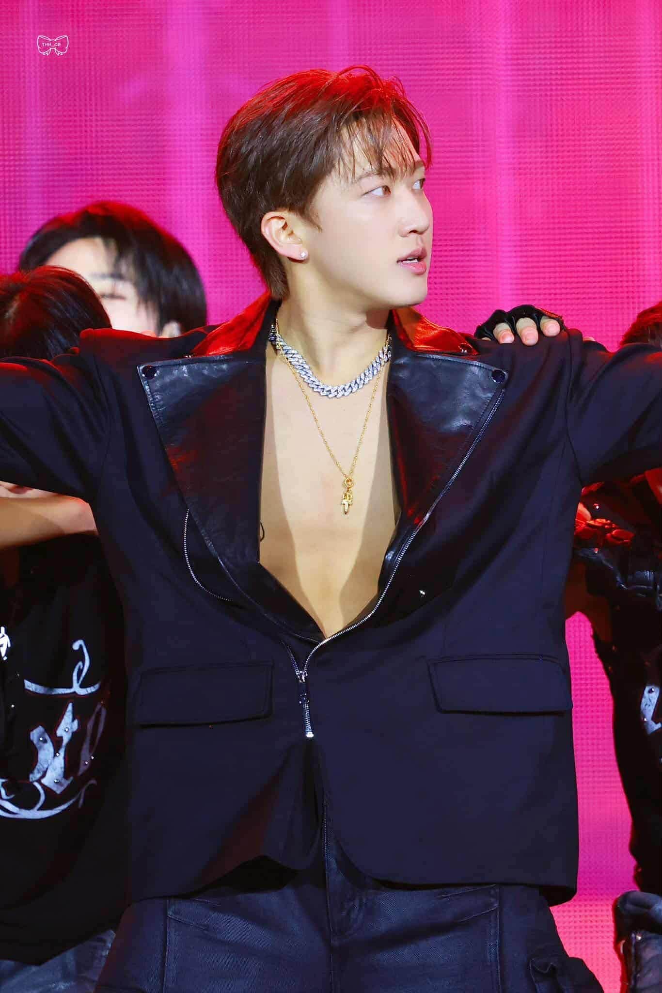 Recent activity shot of Changbin (Stray Kids)