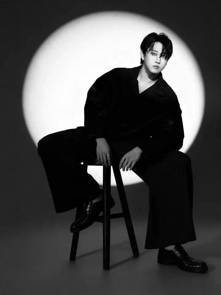 Recent activity shot of Changbin (Stray Kids)