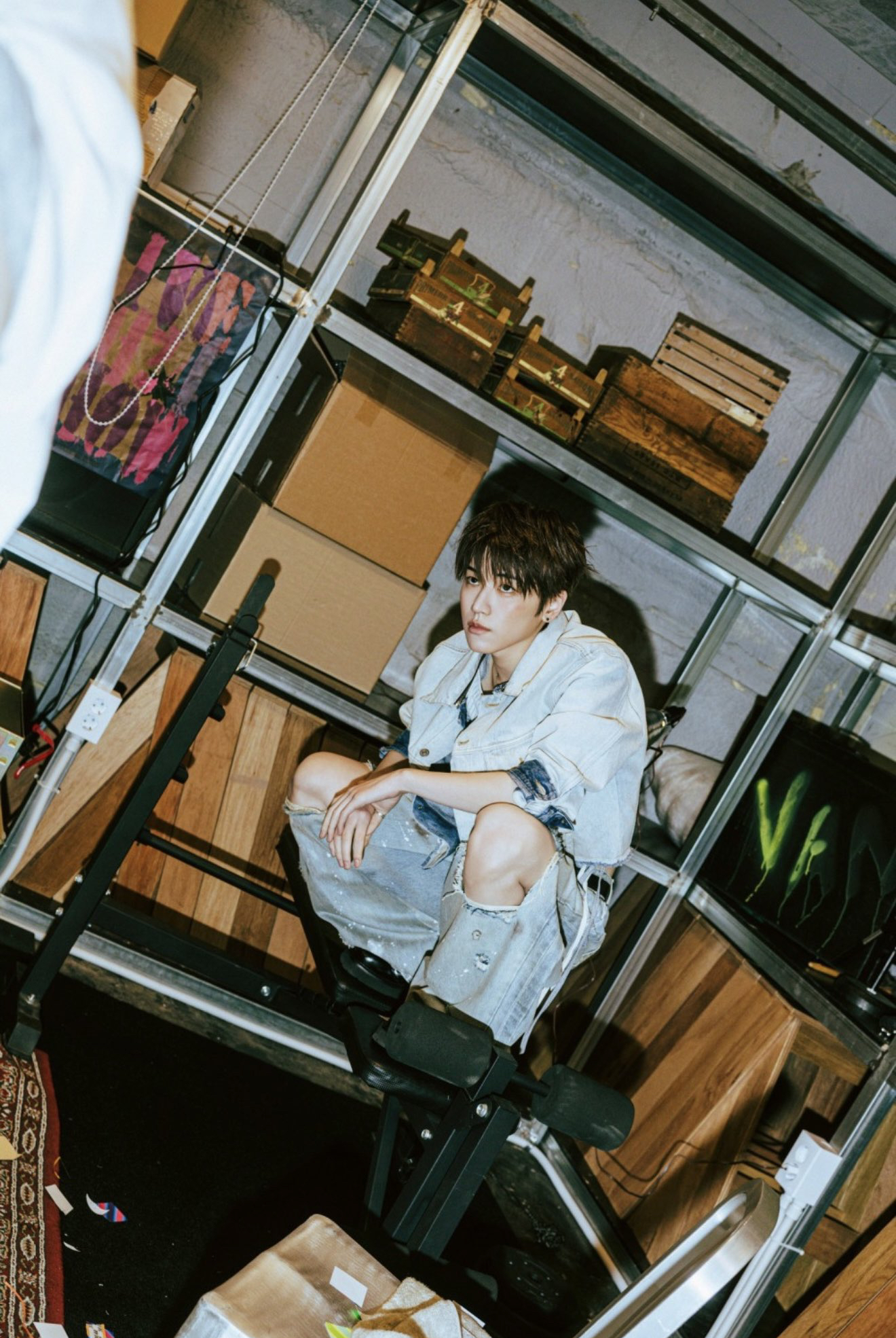 Recent activity shot of Riwoo (BOYNEXTDOOR)