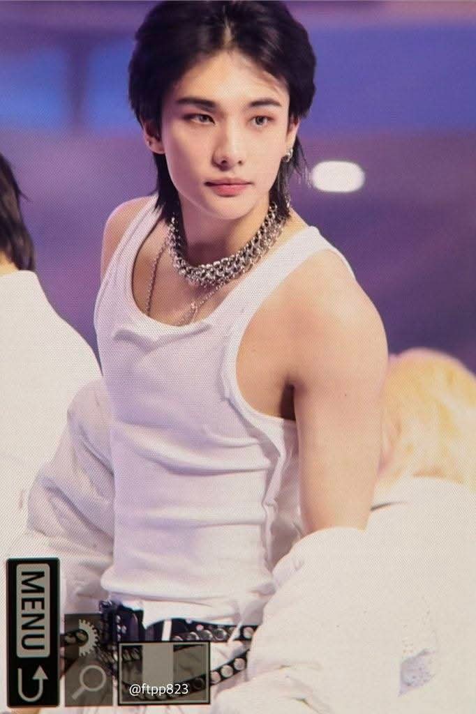 Recent activity shot of Hyunjin (Stray Kids)