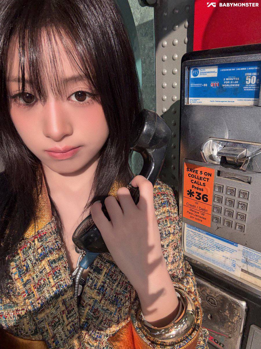 A moment captured by Ahyeon (BABYMONSTER)'s fan