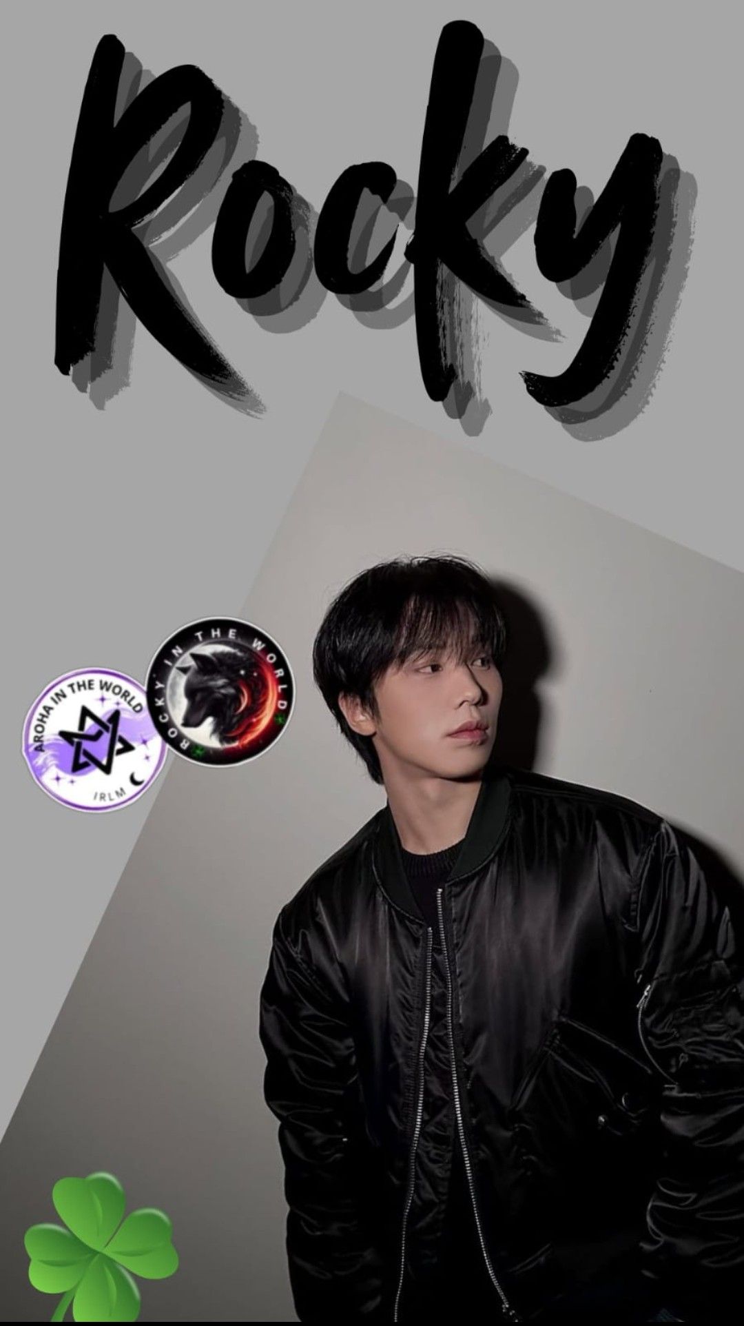 A heartfelt wallpaper shared by Rocky's fans