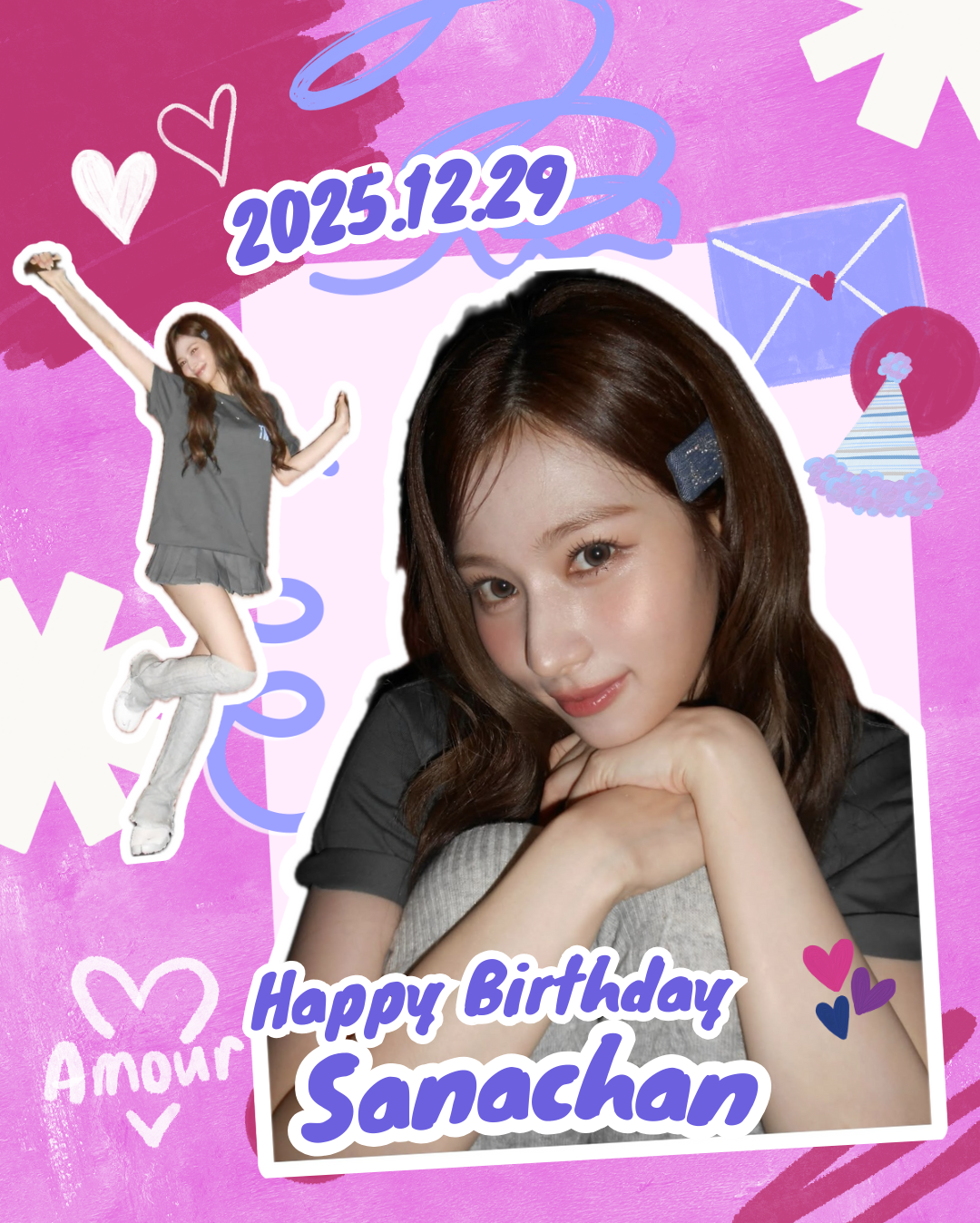 Recent activity shot of Sana (TWICE)