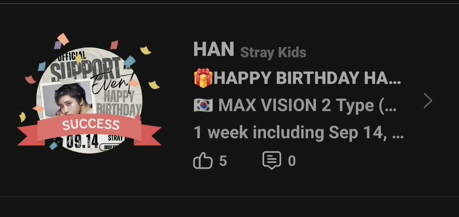 A moment captured by HAN (Stray Kids)'s fan