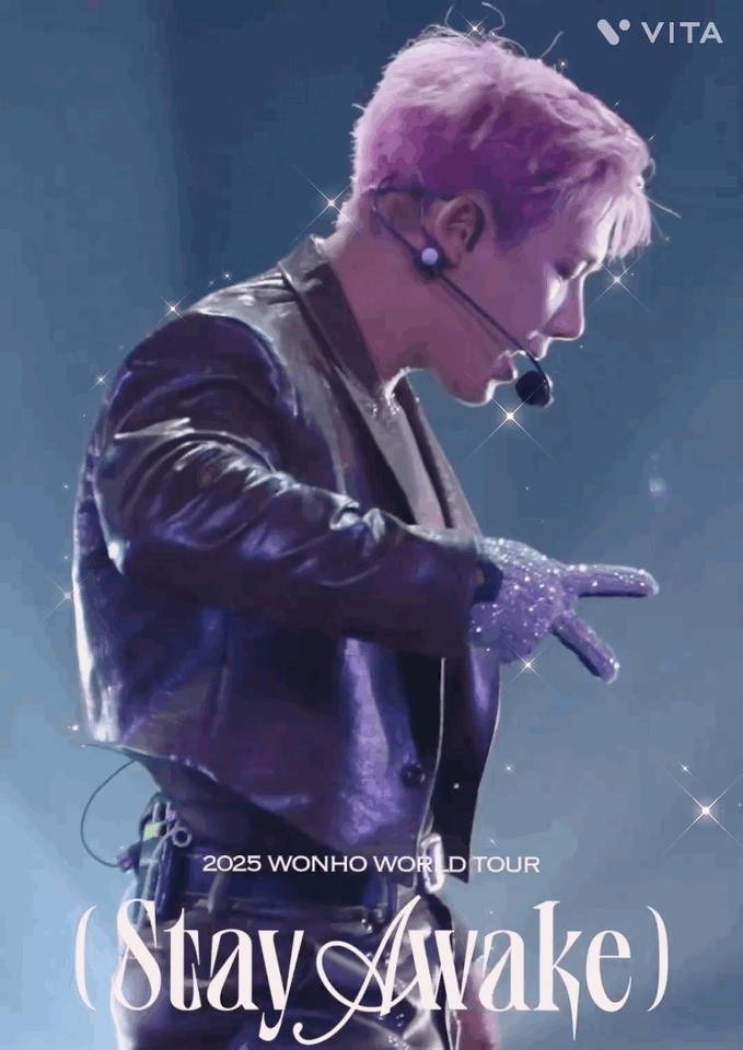 A moment captured by Wonho's fan