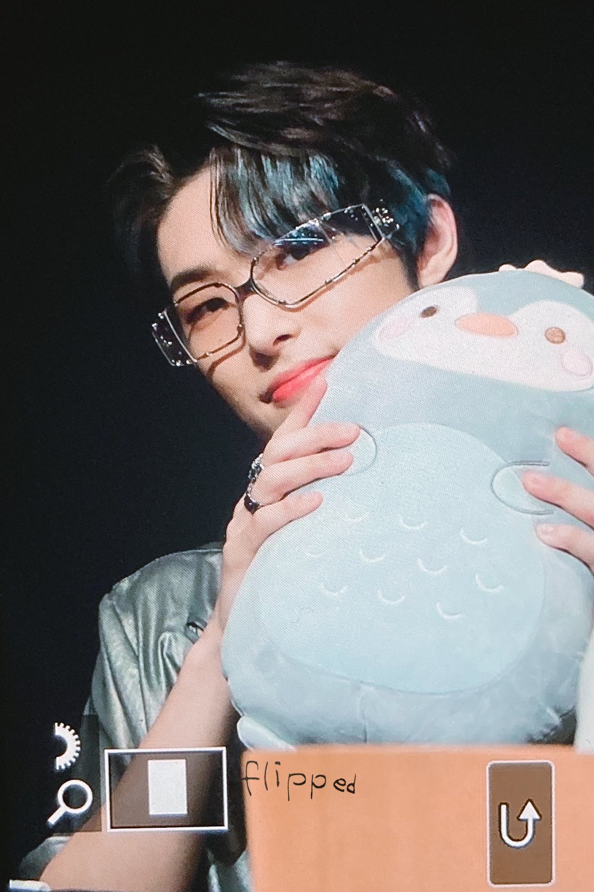 A moment captured by Mingi (ATEEZ)'s fan